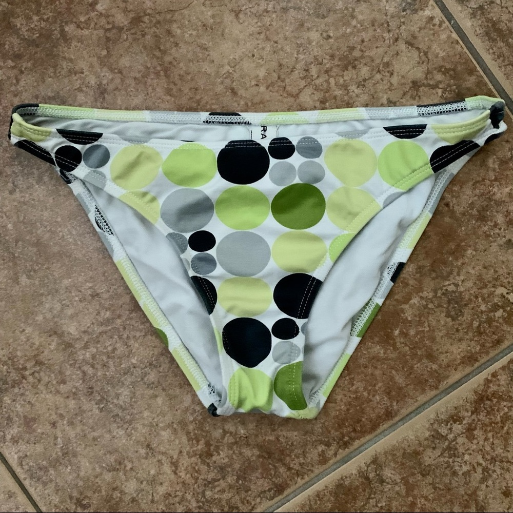 RAMPAGE polka dot bikini bottoms Women’s Small S